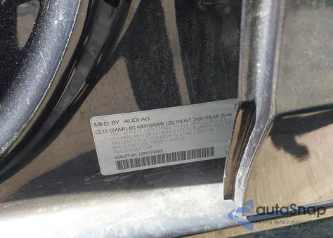 2013 Audi A4 2.0T Premium из США, поврежденный, VIN WAUFFAFL1DN039699